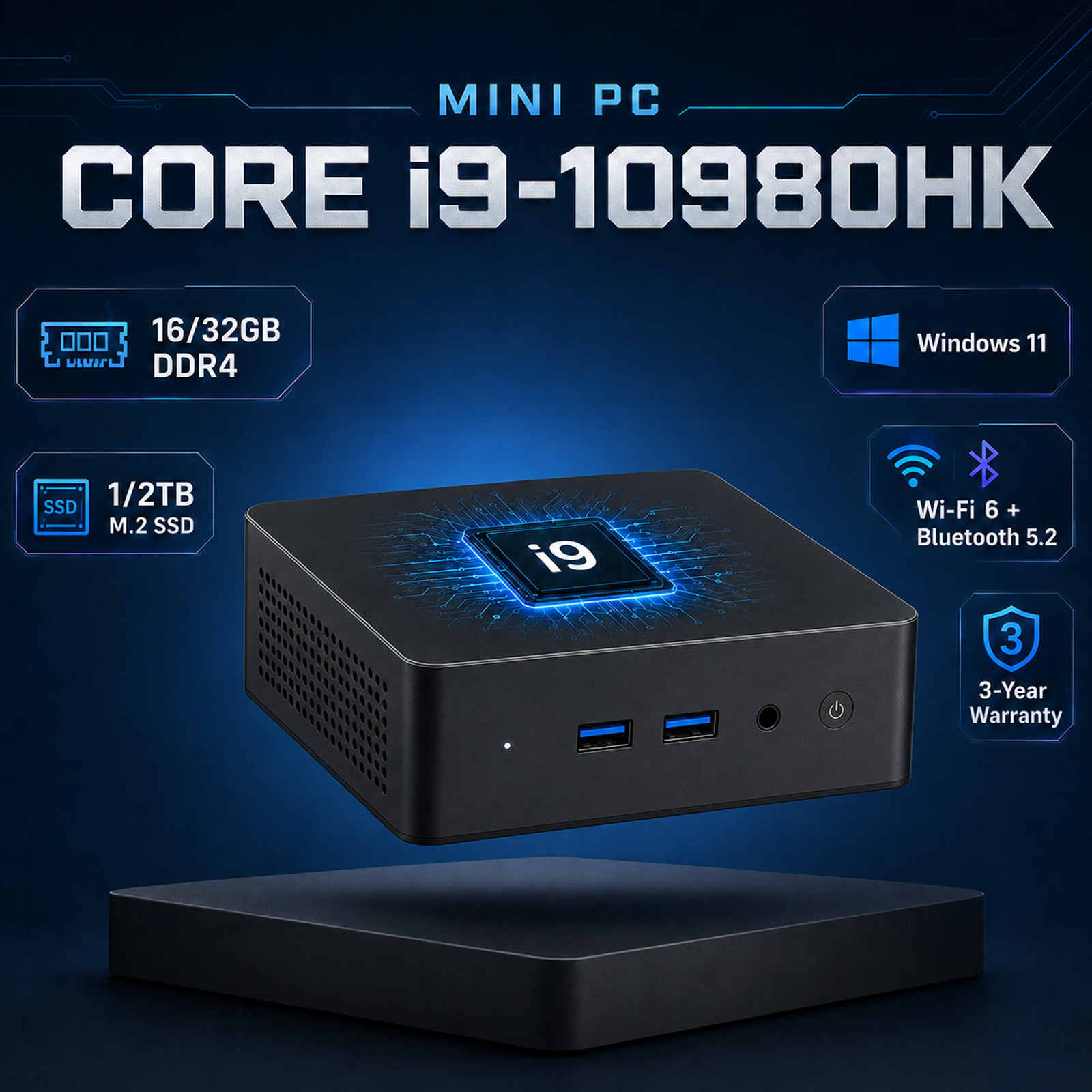 Pc Gaming Second - Komputer MINI PC z systemem Windows