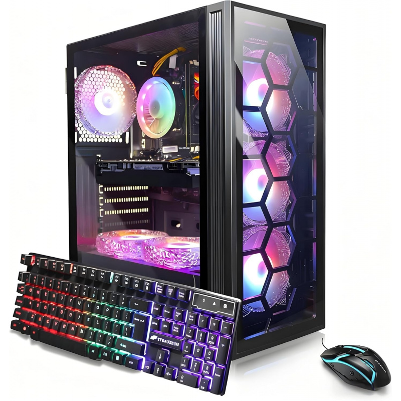 Pc Gaming Gtx 1660 Super - Komputer stacjonarny do gier, procesor Core