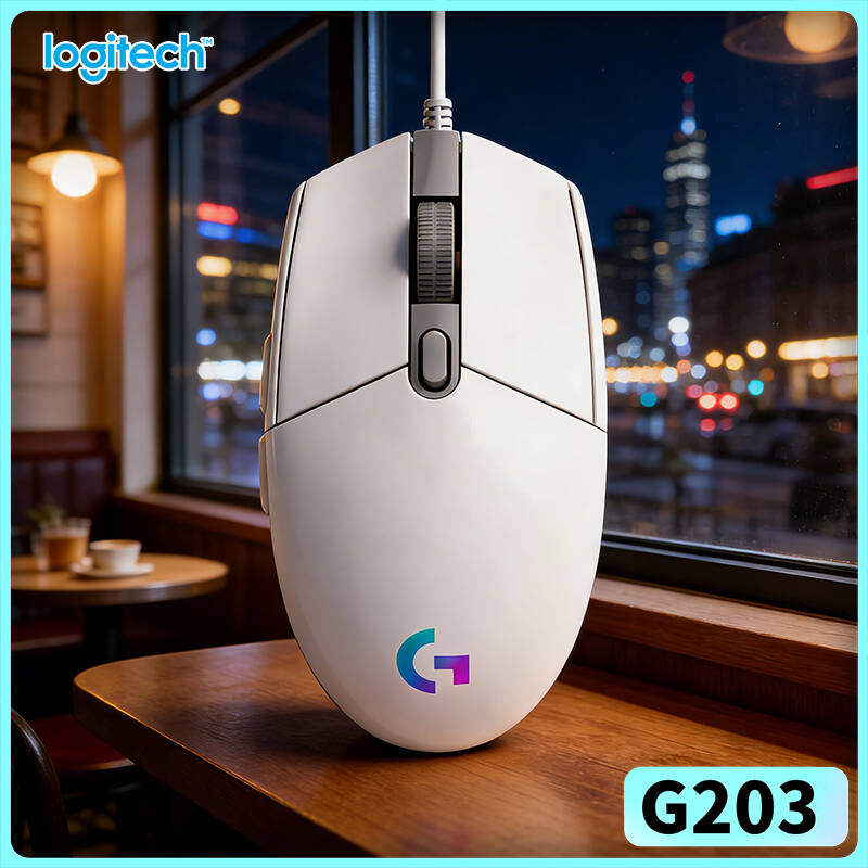 Logitech Mouse G203 - Logitech G203 Przewodowa Mysz Gamingowa z