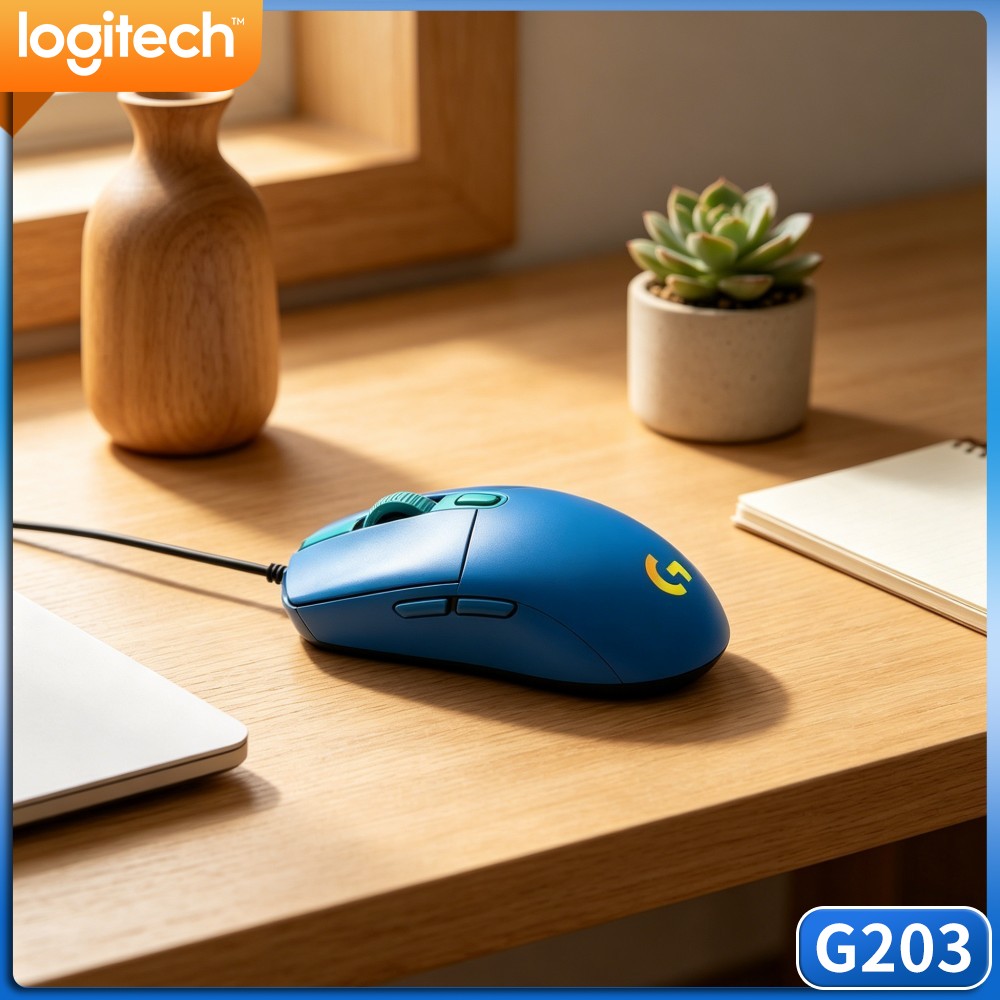 Logitech Mouse G203 - Mysz gamingowa Logitech G203 z przewodowym
