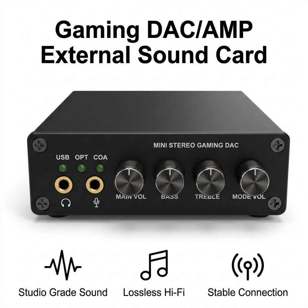 Pc Gaming Windows 7 - Mini Gaming DAC Wzmacniacz Słuchawkowy Zewnętrzna
